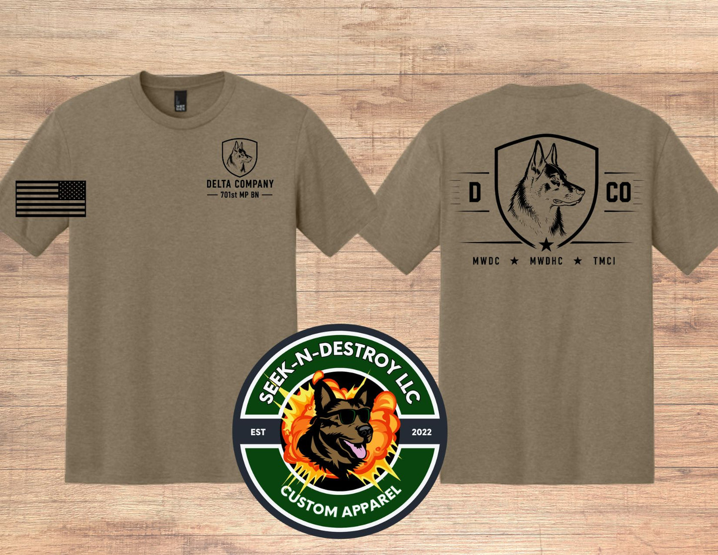 Delta Company | 701st MP Battalion Unit Apparel- Shirt