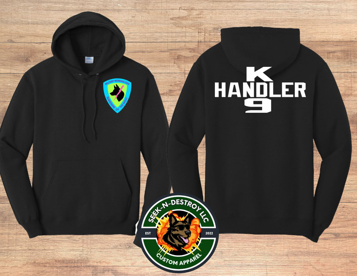 Guardians of the Night 50/50 Hoodie -K9 Handler