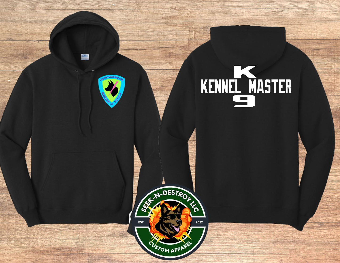 Guardians of the Night 50/50 Hoodie-K9 Kennel Master