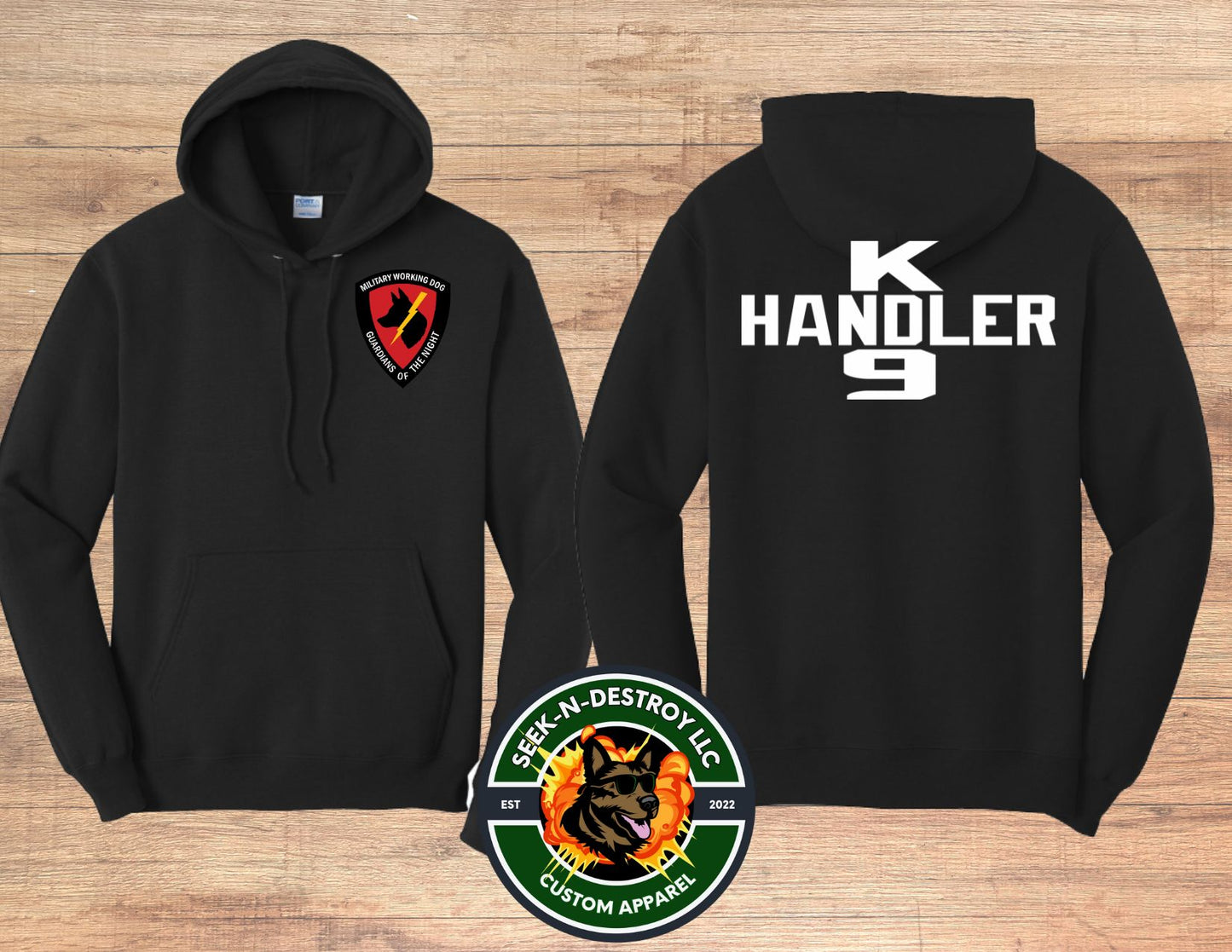 Guardians of the Night 50/50 Hoodie -K9 Handler