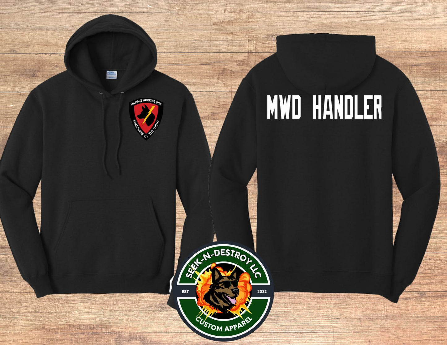 Guardians of the night 50/50 Hoodie-MWD Handler