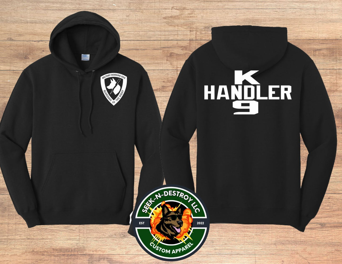 Guardians of the Night 50/50 Hoodie -K9 Handler