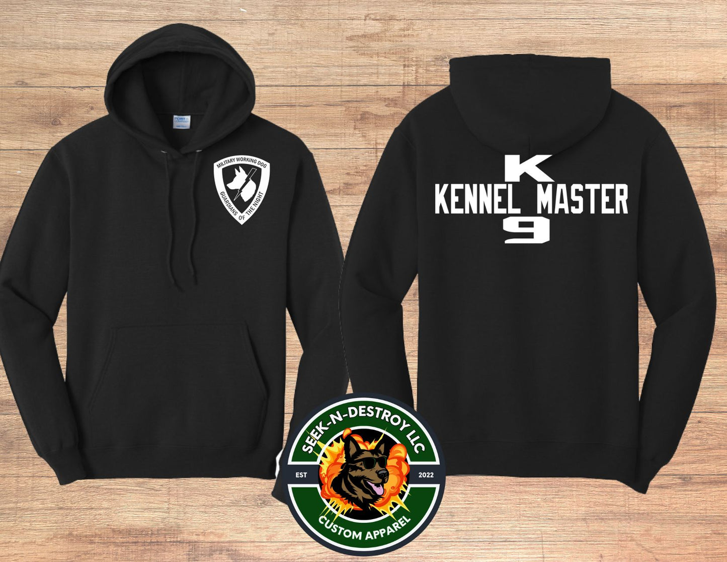 Guardians of the Night 50/50 Hoodie-K9 Kennel Master