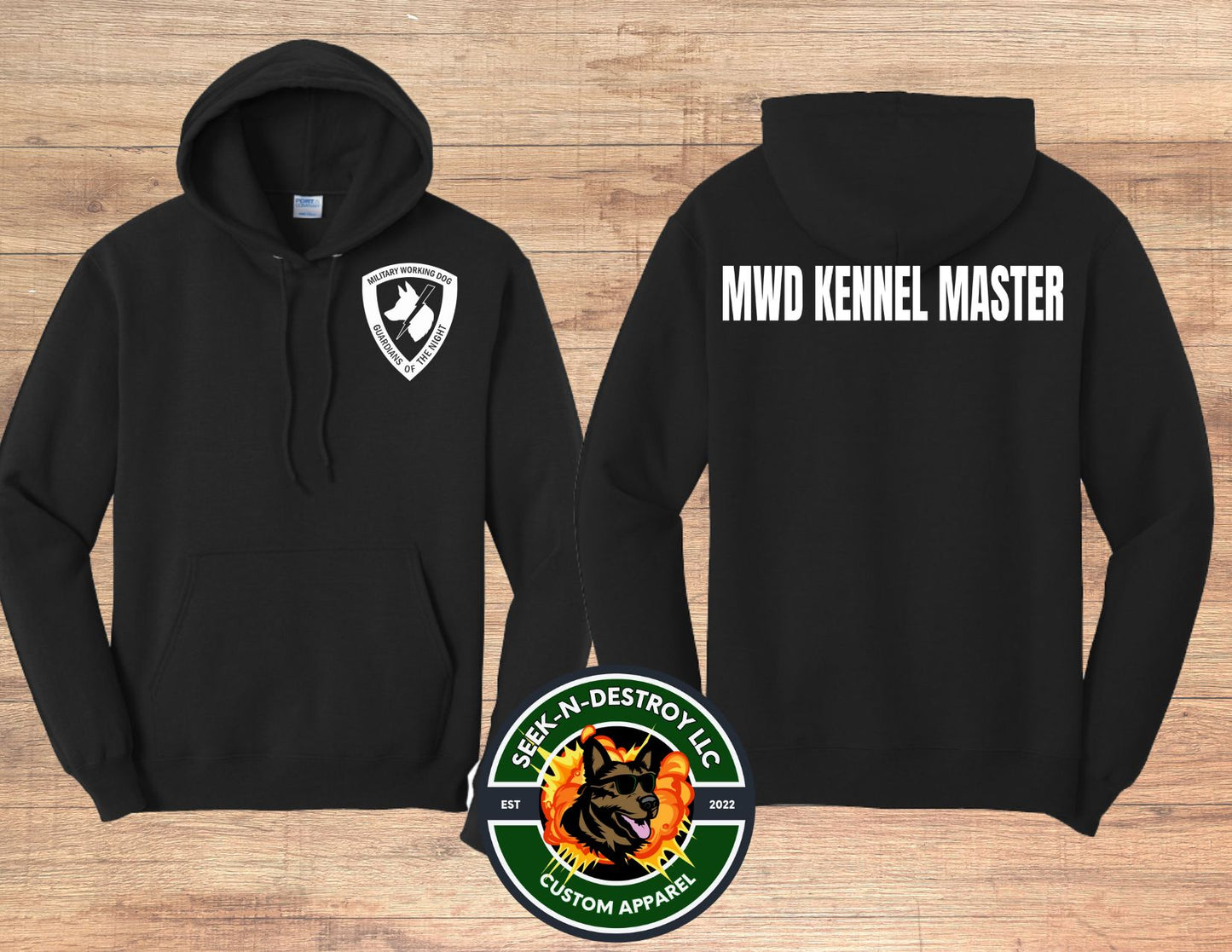 Guardians of the Night 50/50 Hoodie-MWD Kennel Master