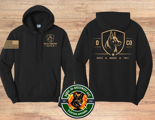 Delta Company | 701st MP Battalion Unit Apparel-Hoodie