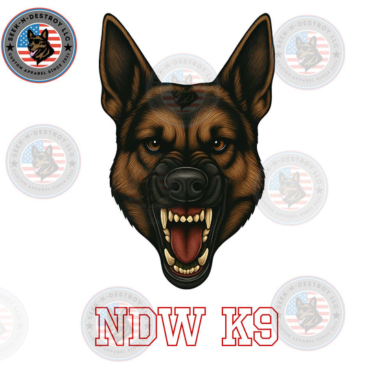 NDW K9 design Sticker