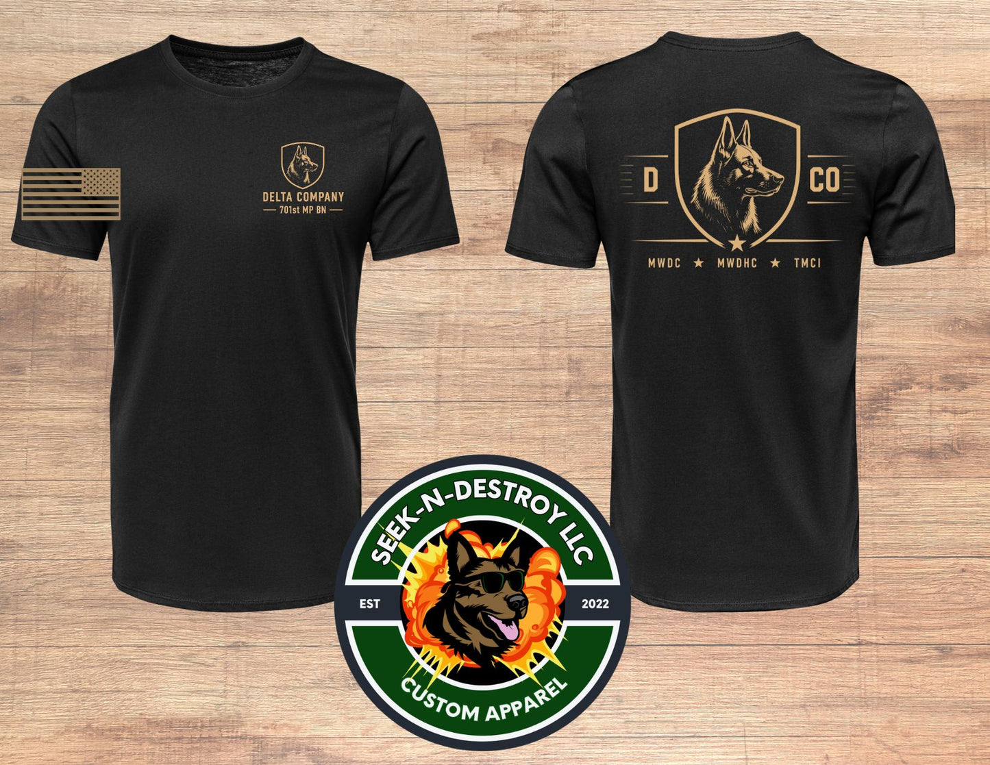 Delta Company | 701st MP Battalion Unit Apparel- Shirt