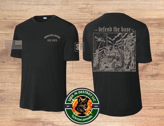 332 ESFS Defend the Base Dri-Fit Short Sleeve Tee